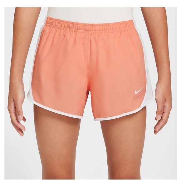 Nike Orange and White Athletic Shorts Dri-FIT Performance girls XS - Picture 1 of 10